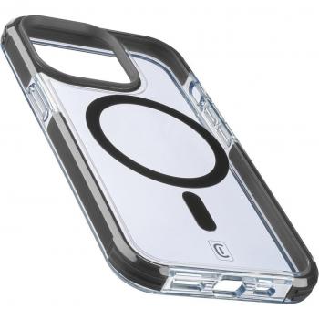 Funda protectora negra Cellular Line Strong Guard Mag para iPhone 14 Pro Max