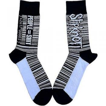 Calcetines de código de barras Slipknot Unisex para adultos en color negro/azul, talla 7 UK-11 UK