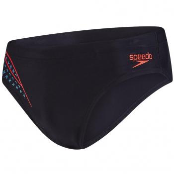 Speedo Placement 7cm Bañador Slip, Hombre, Negro