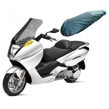 A-Pro - Fundas de asiento impermeables universales para motocicletas, Negro, Tamaño L