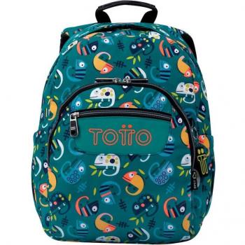Mochila Escolar Totto Gommas Eco-Friendly Egreth para Niños 8-10 Años