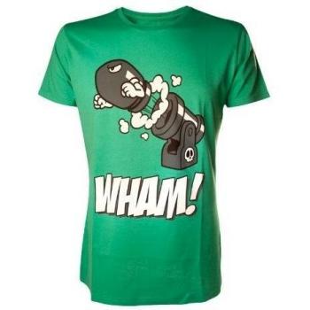 Super Mario - Camiseta Bola Willi Blaster - unisex - verde - XL