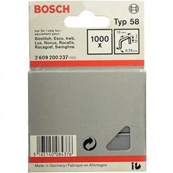 Bosch 2 609 200 237 - Grapa de alambre fino tipo 58-13 x 0,75 x 12 mm