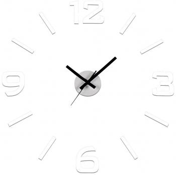 Versa Klistermärke Reloj de Pared Silencioso Decorativo para la Cocina, el Salón, el Comedor o la Habitación, Estilo Moderno, Medidas