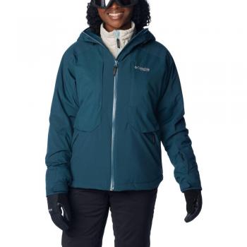 Chaqueta de nieve para mujer Columbia Highland Summit™ con capucha, color azul río, talla XS