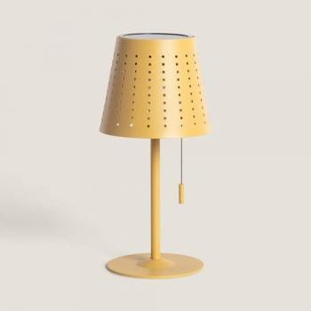 Lámpara de Mesa Solar LED 3W Portátil con Batería USB Recargable Banate Amarillo Arena