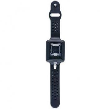 Pulsera Negra Cleands con Gel Hidroalcohólico Recargable de 10ml