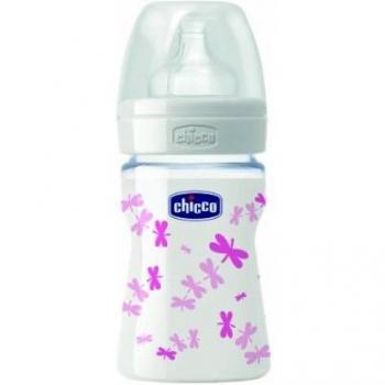 naturaleza biberon en tettarella vetro en silicona 150 ml Chica