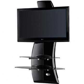 Meliconi Ghost Design 2000 - Soporte de pared para televisor de plasma/LCD entre 32 -63, negro