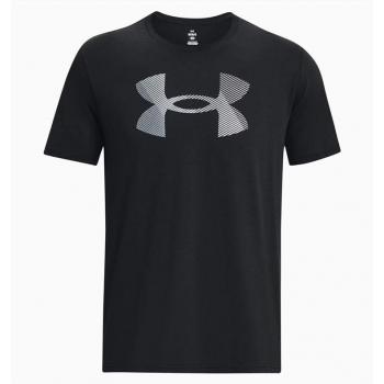 Camiseta de fitness Under Armour Big Logo Fill SS hombre negro, manga corta, talla L