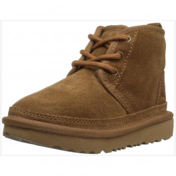 UGG® Kids' Neumel II Brown Suede Boots, Size 26