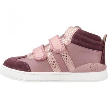 Botines Biomecanics Estrella 231204-B Malva, Botines de Niña, color malva, diseño cómodo y ergonómico, suela antideslizante, cierre con velcro para un ajuste fácil, material transp