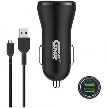 Cargador para Coche Goms 1 m - Cable USB a Micro USB - Negro