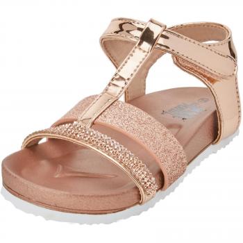 XTI 555290, Sandalias con Punta Abierta para Niñas, Rosa