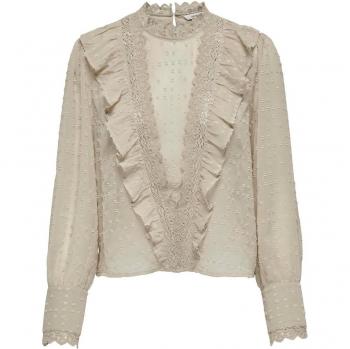 Only Sila Life Women's Regular Fit Blouse in Humus, XS