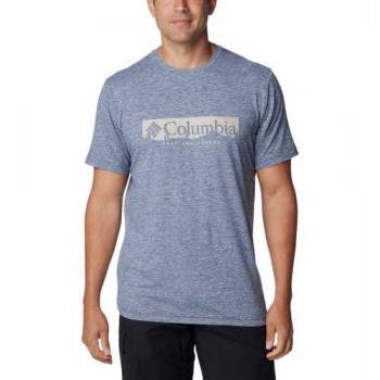 Camiseta de Manga Corta Columbia Kwick Hike™ Azul Grisáceo S
