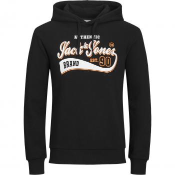 Jack & Jones JJELOGO SWEAT HOOD 2 COL 23/24 Men's Sweatshirt in Black