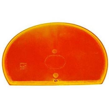 Maya 81916 - Rasqueta Flexible, para Masa Redonda sin Agujero, 160 x 125 x 1,65mm, Amarillo