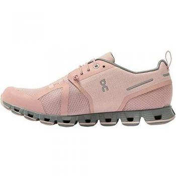 On Running Women's Cloud Waterproof Low-Top Sneakers in Pink