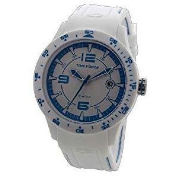 Time Force Reloj analogico para Mujer de Cuarzo con Correa en Caucho TF4154L03