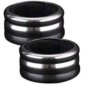 Bergner Q3281 Set 2 aros recogegotas acero inoxidable colección CRU Wine Expert