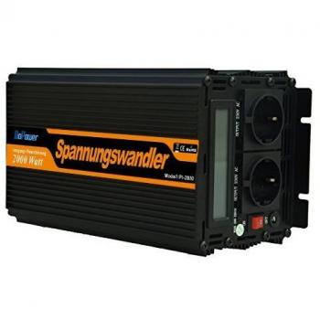 inversor de corriente modificada 2000 4000w convertidor de voltaje 12v 220v onda modificada pantalla LCD
