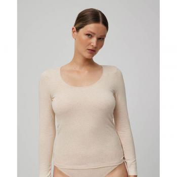 Camiseta Interior de Mujer Manga Larga de Algodón Orgánico Ysabel Mora
