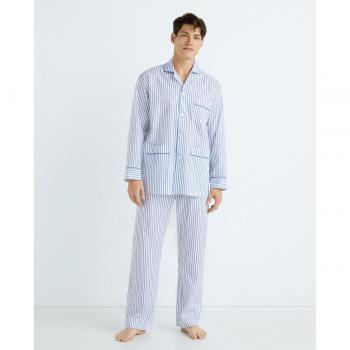 Pijama de hombre largo rayas Mirto
