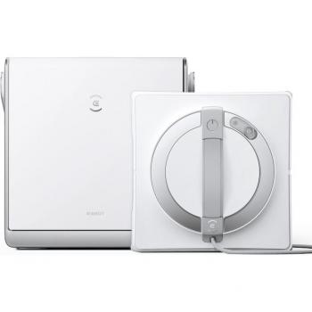 ECOVACS Winbot W2 OMNI Window Cleaning Robot with 4500 mAh Battery, 6-in-1 Multifunction Station, and Wide-Angle Spray Technology