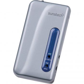 Sunstech rpc5sl radio de bolsillo con sintonizador analogico am fm color plata