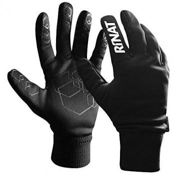 Rinat Thermal Sports Gloves - Non-Slip, Warm, Adult Training, Black