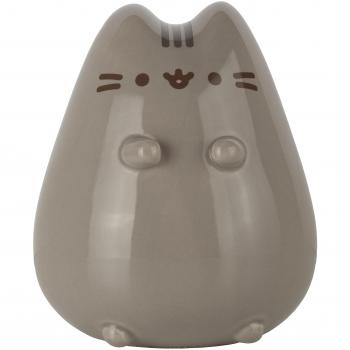 Pusheen 3d de cerámica caja de dinero, gris/Beige