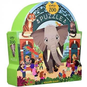 Puzzle 48p Un día en el Zoo Crocodile Creek
