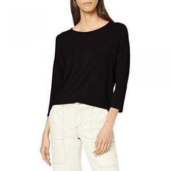 Only Onlglamour 3/4 Top Jrs Noos Camiseta, Negro