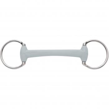 Beris Gebiss Olivenkopf Hard - Filete para caballo, color gris, talla DE: 7,5cm