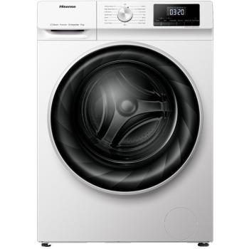 Lavadora Hisense 9 Kg con Vapor, 1400 RPM, Wi-Fi, Blanco - WFQY901429VJM