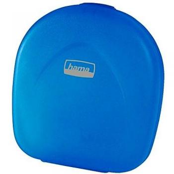 Funda Hama para 24 CDs/DVDs/Blu-rays, Transparente/Azul, Protección y Almacenamiento