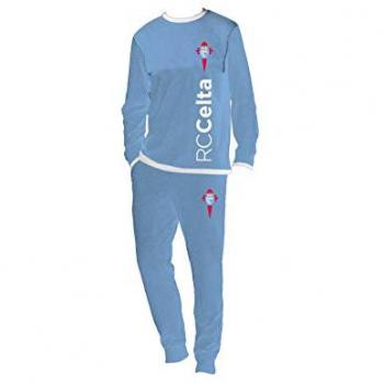 Pijama Manga Larga Adulto Celta de Vigo Azul Celeste Small