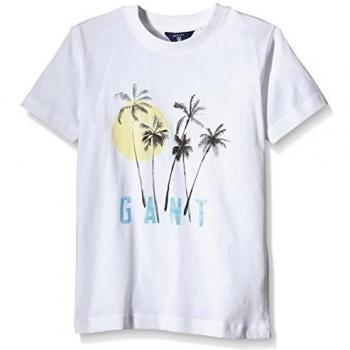 GANT SC. GANT BEACH SS TSHIRT-Camiseta Niñas    blanco