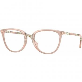 Burberry Katie BE 2366U Eyewear Frames, Cat Eye, Pink, Female, Size: 51 MM