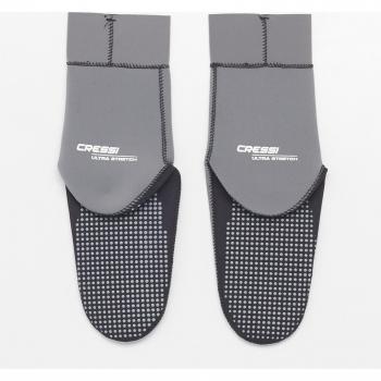 Escarpines de Neopreno Ultrastretch Cressi para Pesca Submarina y Buceo, Unisex, Color Gris, Grosor 1.5mm