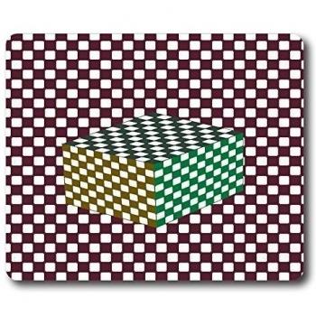 Online Designs Three-dimensional box Square mousepad gaming 9 * 7.5inch mouse pad