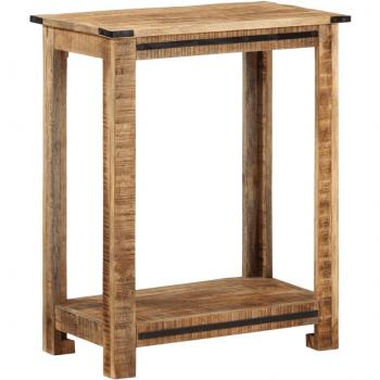 Consola de madera maciza de mango 60x35x75 cm Marrón