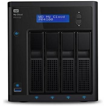 WD My Cloud Pro PR4100 NAS 4-Bay 56TB con RAID, Procesador Quad-Core y 4GB RAM