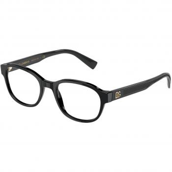 Dolce & Gabbana DG3339 501 Men's Eyeglasses Black Size 51 - Blue Light Block Available