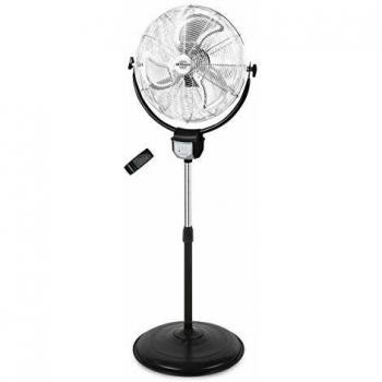 Orbegozo PWS 3050 - Ventilador industrial 2 en 1: pie y pared, función oscilante, mando a distancia, 50 cm de diámetro, 3 velocidades, altura regulable hasta 140 cm, 120 W de potencia