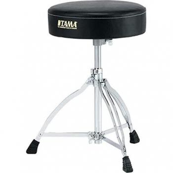 Tama HT130 Adjustable Standard Drum Throne with Double Height Legs and Round Seat
