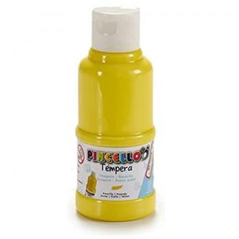 Pincello Témpera Amarilla 120 ml - Pintura para Manualidades