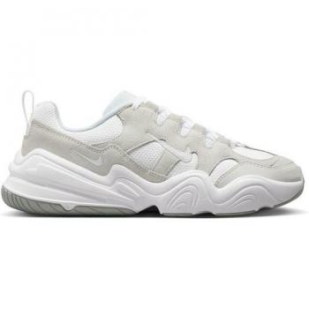 Nike Men's Tech Hera White Low Sneakers Size 13 with Swoosh Logo