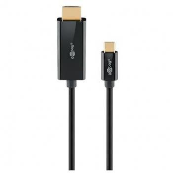 Goobay 4K USB-C to HDMI Video Cable (1m, Gold-Plated)